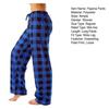 Women Pajama Pants Elastic Drawstring Waist Straight Wide Leg Casual Comfy Stretchy Sleep Bottoms Daily Wear