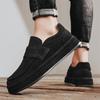High Quality Mens Loafers Suede Leather Slip on Men Casual Shoes Comfortable Walking Footwear Platform Lightweight Driving Shoes