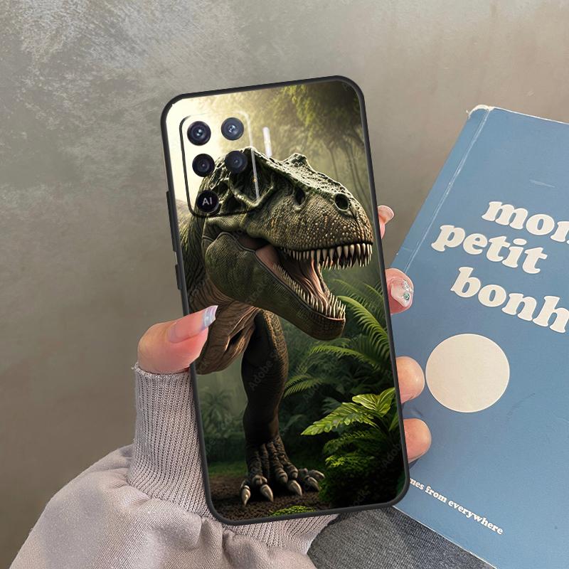 Tyrannosaurus T Rex Dinosaur Case For Oppo A98 A78 A79 A18 A38 A58 A40 A60 A80 A16 A76 A96 A15 A74 A94 A54 A17 A77 Cover