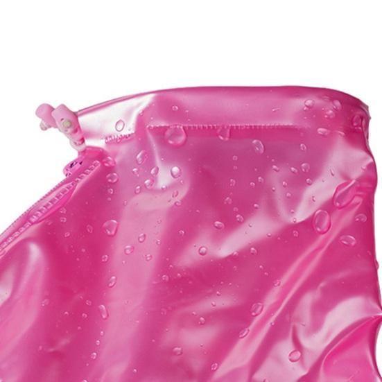 Waterproof Reusable Shoe Covers Non-Slip Rain Shoe Covers Shoe Protectors with Zipper And Drawstring for Men Women Rain Snow Mud Protection