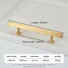 Brushed Gold Cabinet Handles Surface Mounted Cupboard Handles New Drawer Pulls  Drawer Hardware