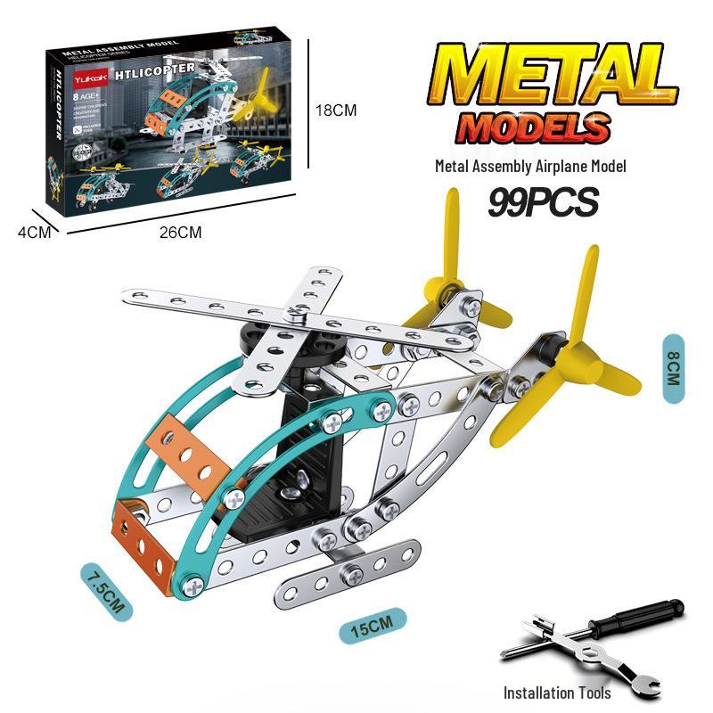 

Креативная металлическая игрушечная модель для бездорожья для детей: Соединяющаяся инженерная машина