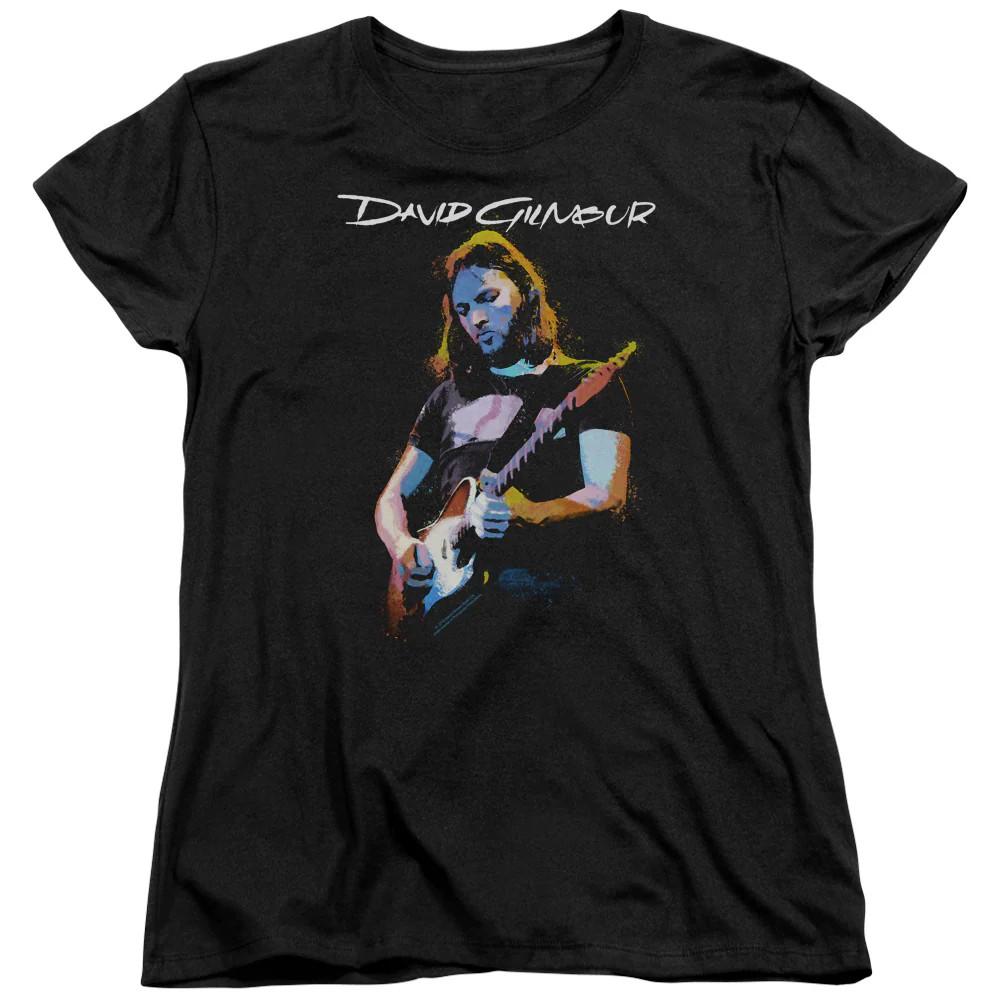 

David Gilmour Guitar Gilmour Womens T Shirt Black L