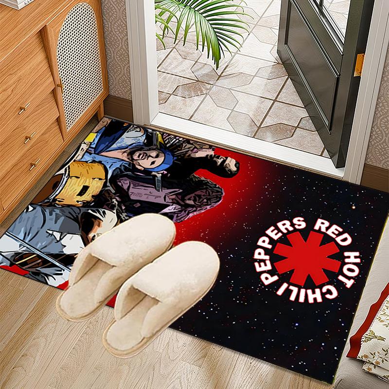 1PC Hot Chili Music  Rug for Livingroom,Bedroom, Palyroom, Chair Rug, Area rug, Game Carpet, Large Size Rug Fan Christmas gift