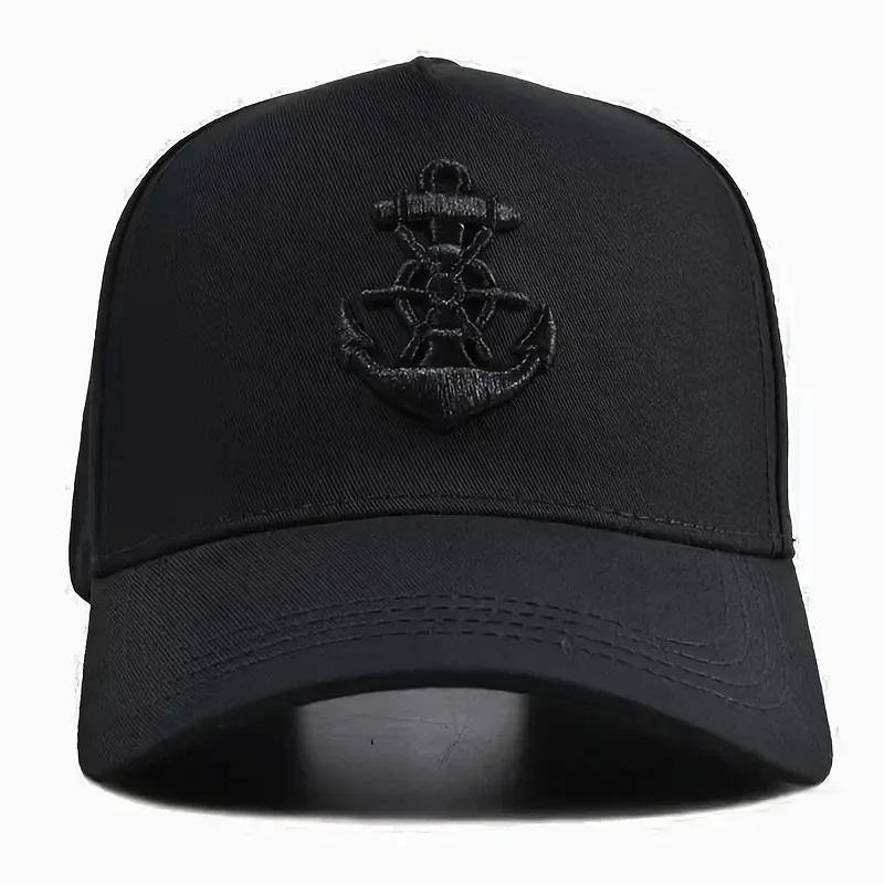 Baseball Stitching Embroidered Anchor Ship Neutral Gender Women Men For Caps Spring Autumn Outdoor Adjustable Casual Hats Dad Hat Sunscreen Hat
