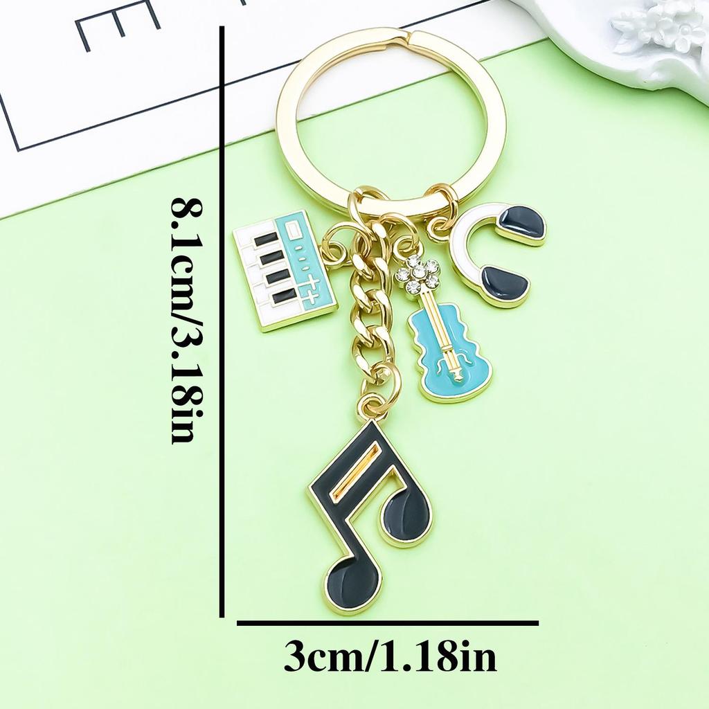 3D Acrylic Headphone Keychain - Cute & Stylish Backpack Charm, Perfect Gift for Friends