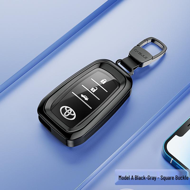 Toyota Key Case: Full Wrap Cover for Camry, Prado, Crown, Reiz, Levin, Highlander, Sienna