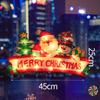Christmas Decorations Scene Layout Festive Atmosphere Decoration Creative Window Stickers Glass Door Window Luminous Pendants