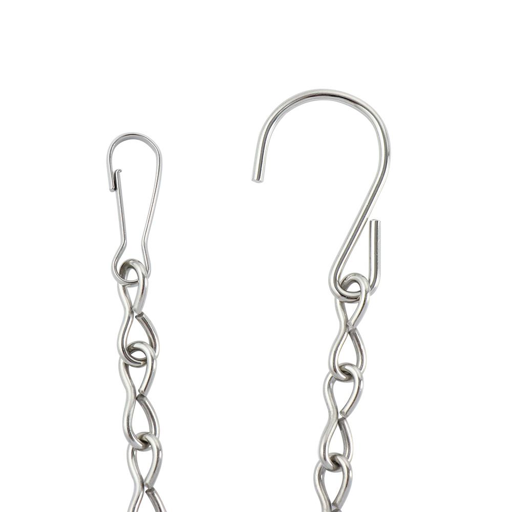 Bird Feeder Flower Pot Lantern Holder Basket Garden Tool Hanging Chain Planter Hanger