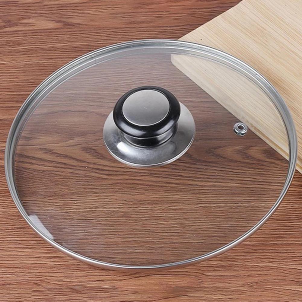 High Quality Kitchen Tools Lid Knobs Cap Knob Handle Replacement Stainless Steel Temperature Resistant W/ Screws