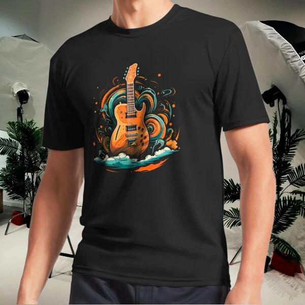 Men s and Women s T-shirts Guitar Lifestyle Vintage S