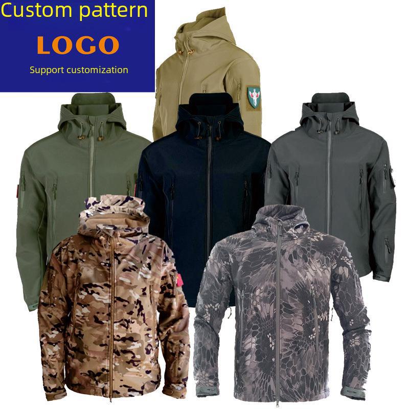 

Чоловіча тактична куртка 3 в 1 Soft Shell - потовщена, вітрозахисна, тепла. L