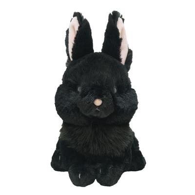 Sun Lemon Lapinu Havana Black Plush Animal Rabbit 12 X 16 X 17 Cm P-8322,