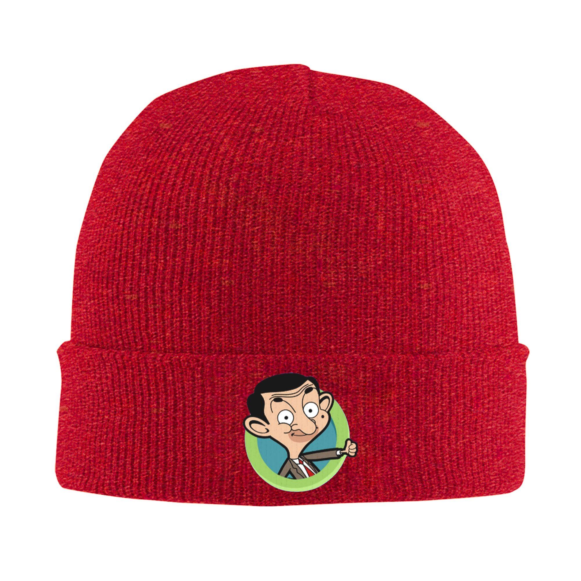 

Mr Bean Winter Skullies Beanies Hat Warm Autumn Knitted Hats Bonnet Caps for Women Unisex One Size