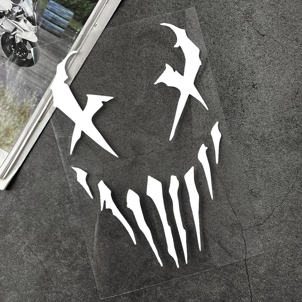 Motocyklové nálepky Reflexní nálepka na auto Vzor ďábla Nálepky Dekorace Moto Karoserie Čelní sklo Helma Pro Honda CB650R XADV