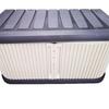 Outdoor Large-Capacity Dustproof Storage Box for Sun Protection, Courtyard, Garden, and Camping Organization.