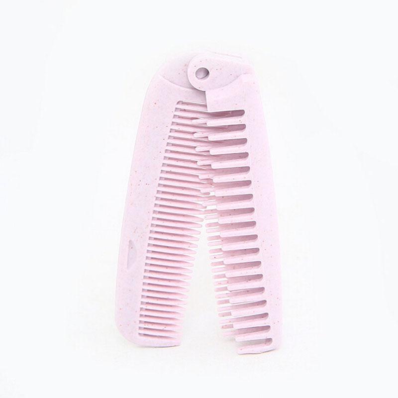 Hairdressing Portable Folding Comb Hair Brush Pocket Travel Anti-Static Combs