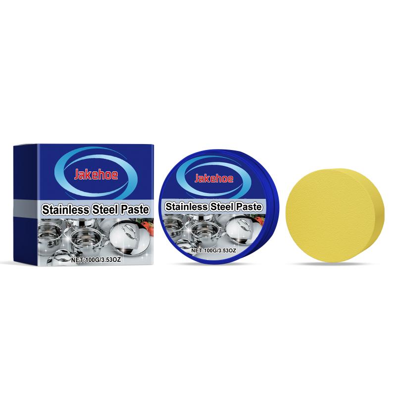 Stainless Steel Pot Cleaner for Kitchen Multifunctional Paste Rust Removal Stain Dirt Cleaning Cream for Cookware
