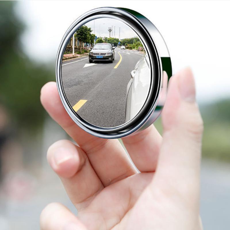 HD Wide Angle Car Blind Spot Rearview Mirror 2PCS 360° Adjustable Universal for All Car Safe Driving Use