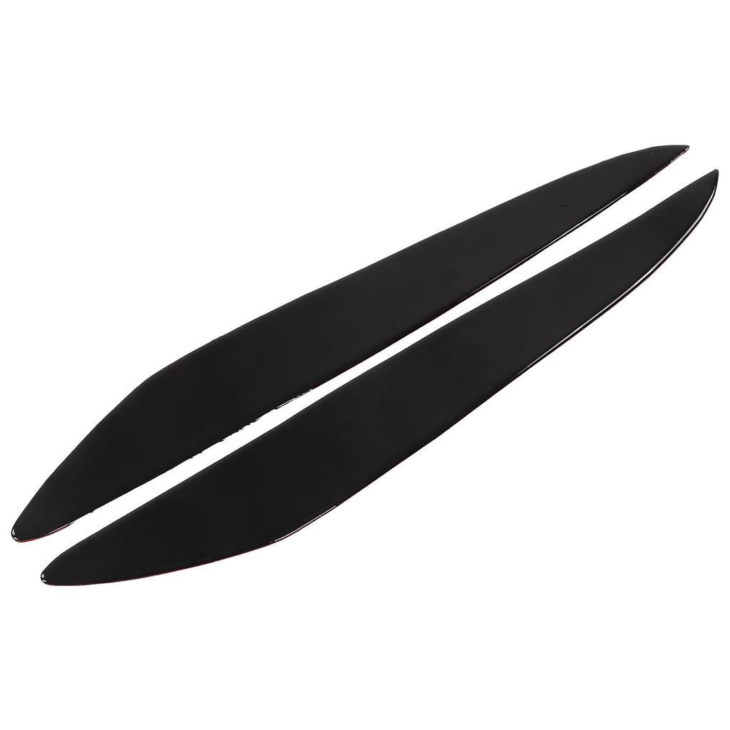 Ľavý Pravý Svetlomet Obočie Kryt očného viečka Výmena Piano Black pre Mazda 3 2010?2013