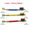 Air Conditioning Refrigerant Ball Valve 1/4" SAE Straight Shut-Off Valve for R134A R410A R22 R12 Charging Hoses AC Refrigerant Mass Air Flow 3