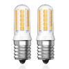 LED Light Bulb E17 Mini Krypton Bulb 40W Equivalent 400lm Warm White 2700K 17mm Base Diameter Non-Dimmable Small LED Bulb E17 Base Wide Beam Angle