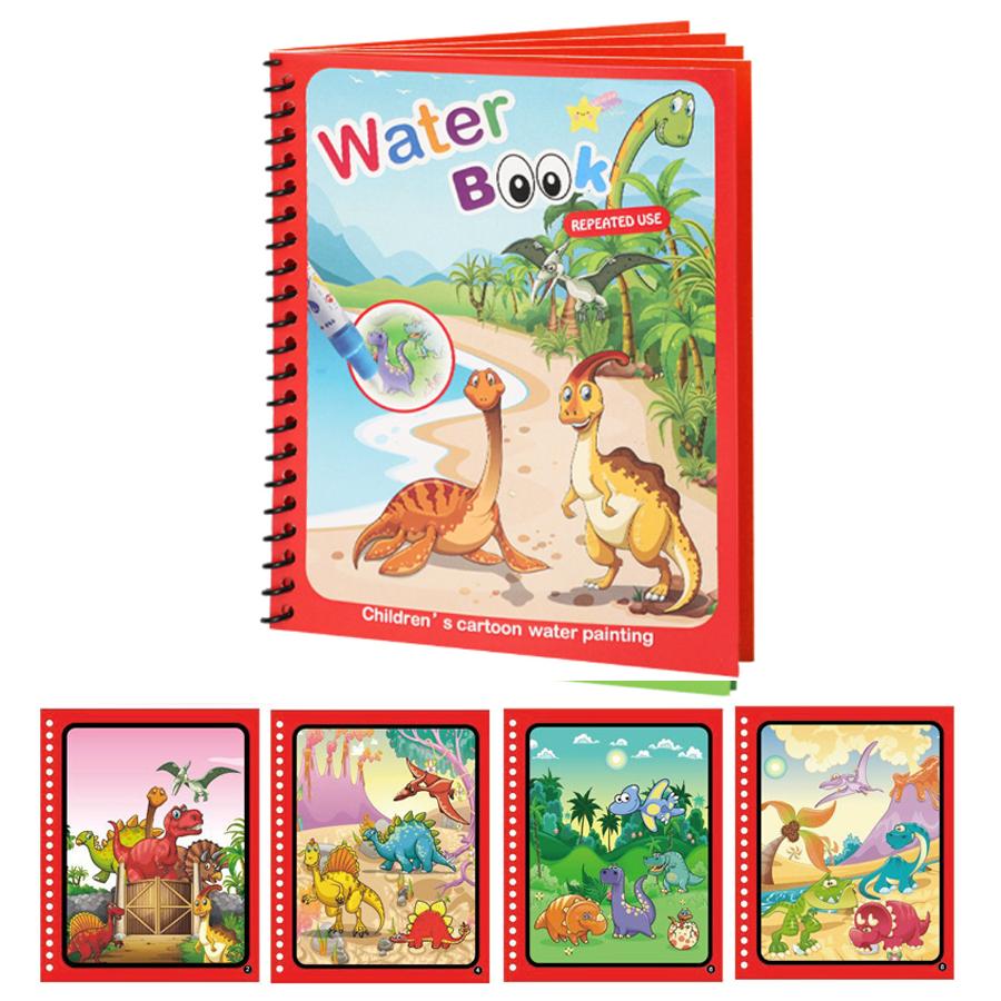 

1/5pcs Water Painting Books Repeatedly Doodling Handmade Graffiti Notebook Artistic Coloring Supplies Gift Drawing Supplies XJM