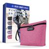 Heizi Lockable Storage Bag, Money Bag, Valuables Storage, Dial-Type Anti-Theft, Bankbook Case, Waterproof, Lockable Pouch (Pink)