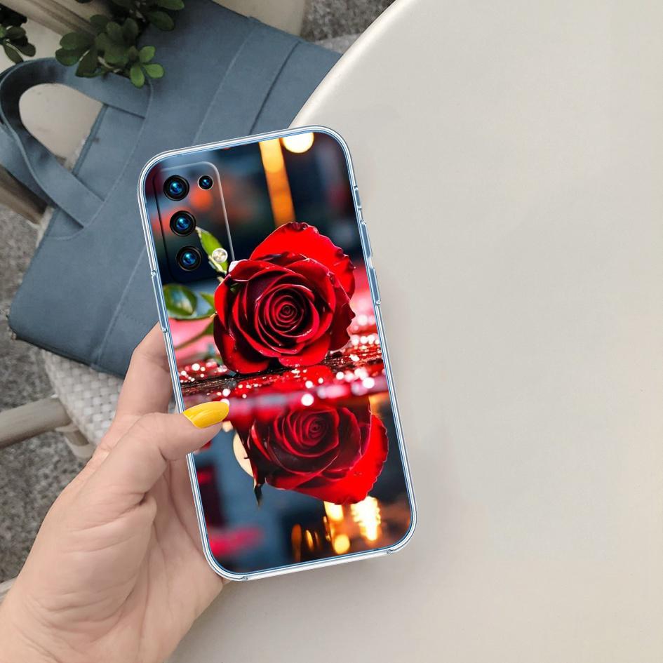 Beautiful Roses Flower Phone Case for LG K22 K30 K40 K40S K41 K42 K50 K50S K51 K51S K52 K61 K62 K71 K92 Q60 Q61 V40 V50 V60