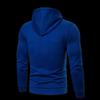 2025 Men's Trendy Solid Color Hooded Sweatshirt - Autumn/Winter Versatile Casual Pullover