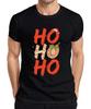 HO HO HO Weihnachten Xmas Christbaumkugel Zuckerstange Retro Festlich Herren T-Shirt-