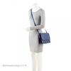 Salvatore Ferragamo Leather Shoulder Bag Joanne Large Blue