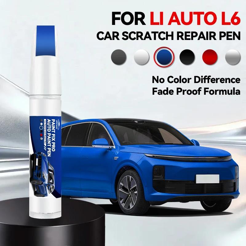 Vehicle Dedicated Exclusive For LI AUTO L6 1990-2026 Paint Repair Pen Touch Up Scratch Remover DIY Auto Accessories Black White