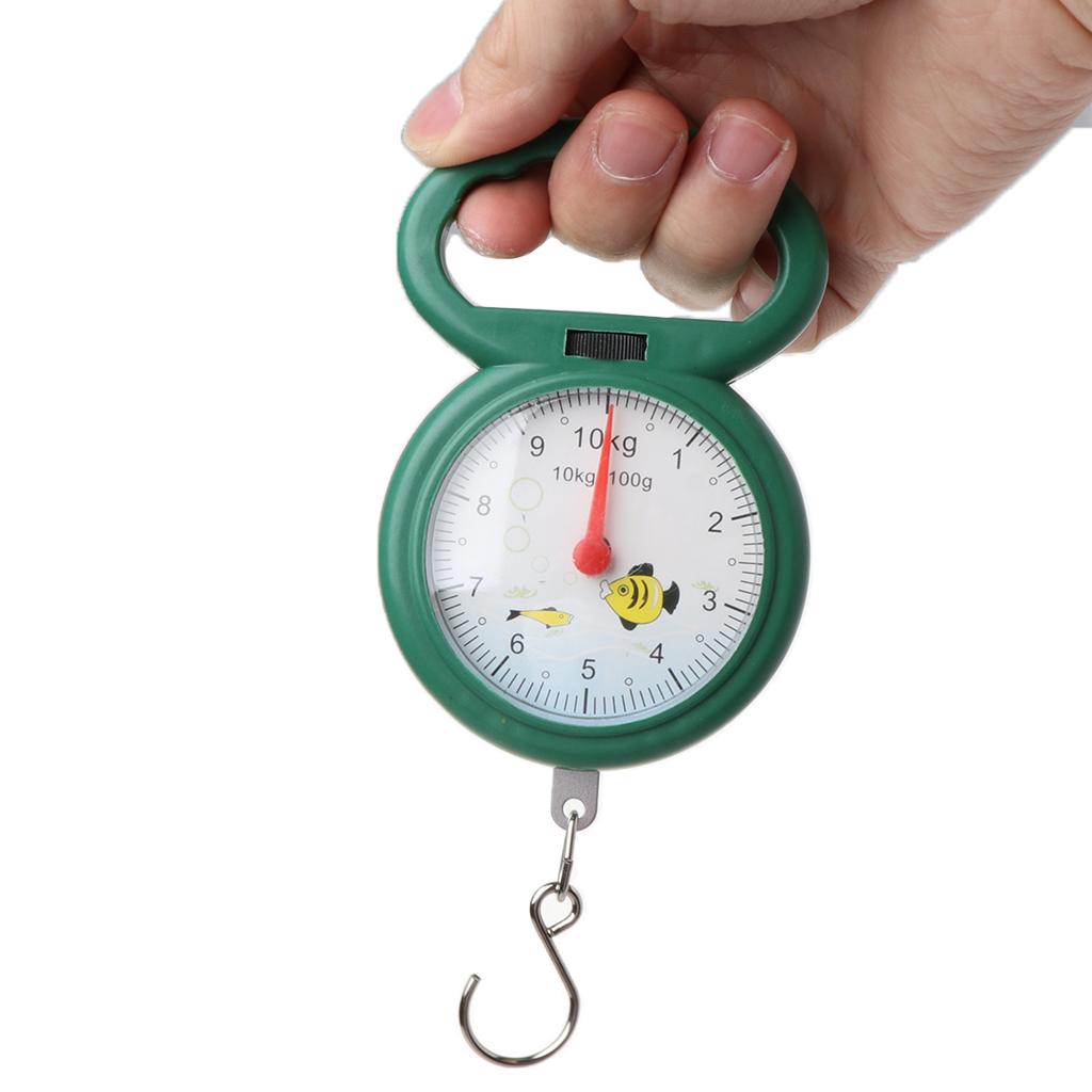 Portable 10kg Fishing Weighing Scale Multi-Purpose Fishing Kitchen & Luggage Hanging Scales Lightweight Scale Durable