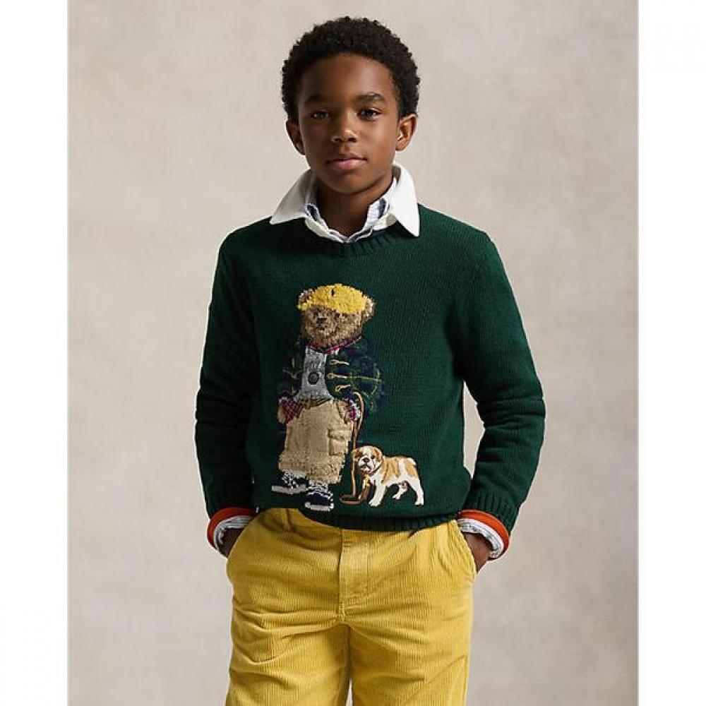 Polo Kids Boys Polo Bear Sweater 8 18 Years  Cwposwey6820640300 S