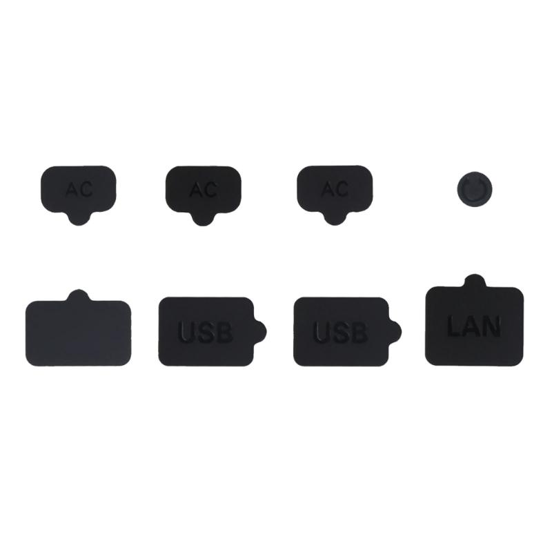 8Pcs Game Consoles Protective Silicone Plugs Dustproof Silicone Dust Plugs Set Not Scratch Design for Console 2 Consoles
