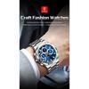 POEDAGAR Business Man Wristwatch Date Chronograph Waterproof Luminous Luxury Watch Stainless Steel Quartz Watches Male
