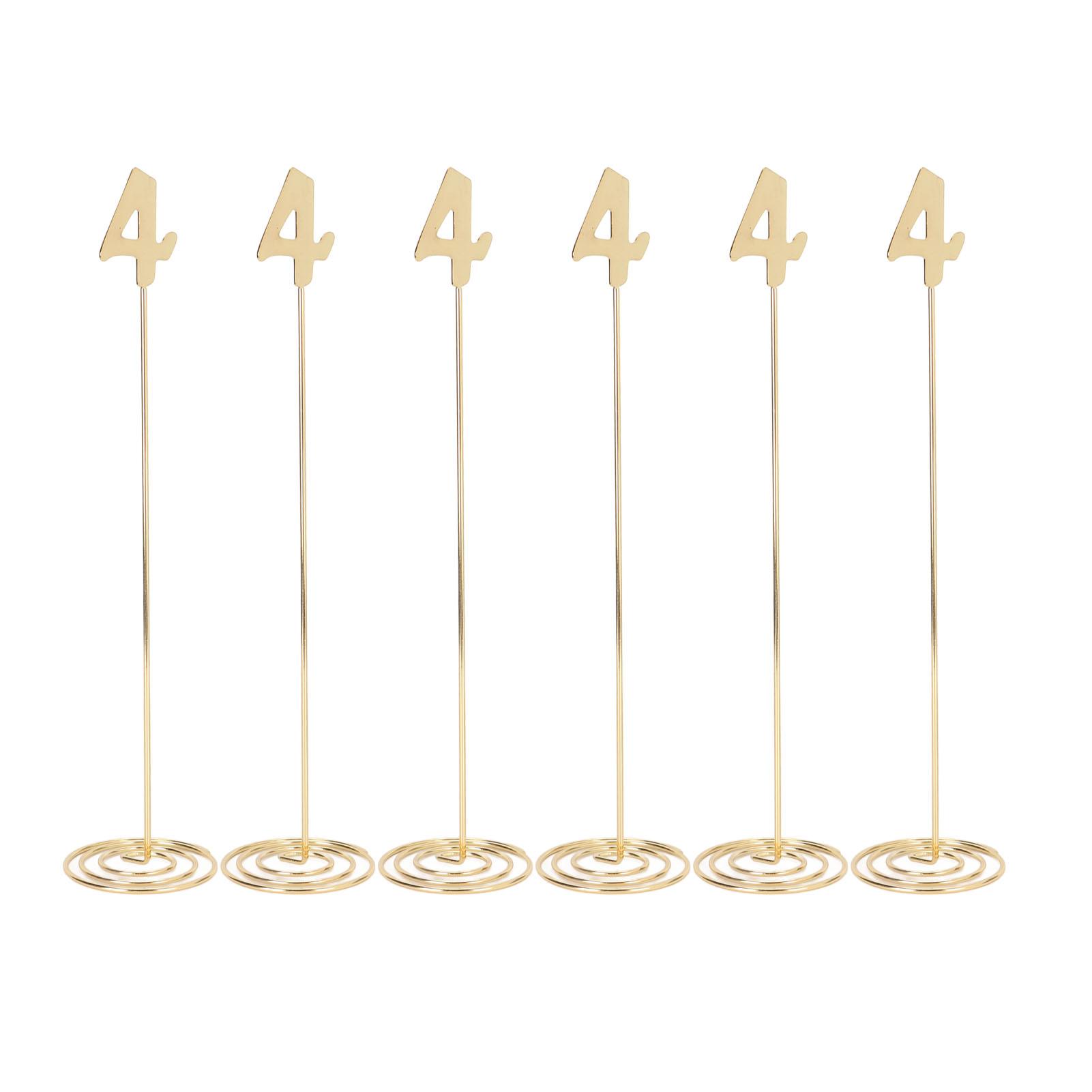 

Металлический номер стола, гальванизированный железный высокий номер стола с держателем для свадебного банкета Number 4