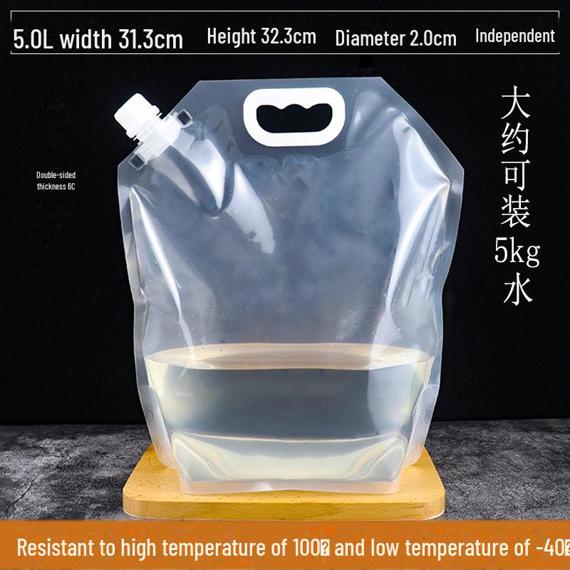 Portable Music Festival Water Bag - Food Grade, Disposable, Essential for Concerts