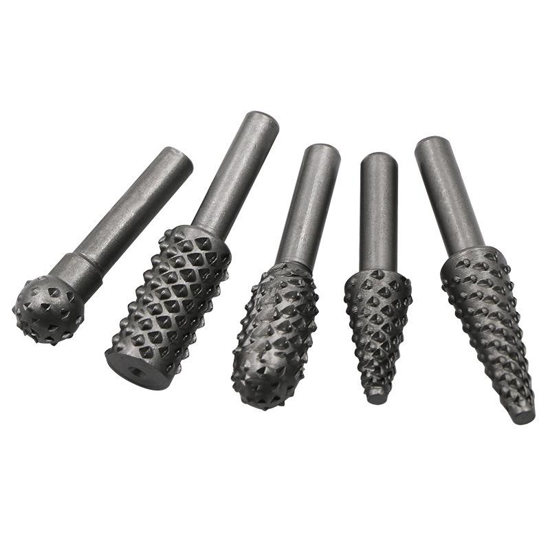Electric Woodworking Rotary File & Milling Cutter Set - Precision Wood Carving & Grinding Tools