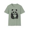 Unisex Soft-style Chill Sitting Bear Graphic T-shirt – Minimalist Nature