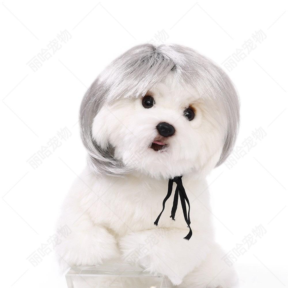Pet Wigs for Dogs & Cats - Halloween Bob Style