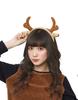 Clearstone Cosplay Christmas Reindeer Headband, Unisex, Brown