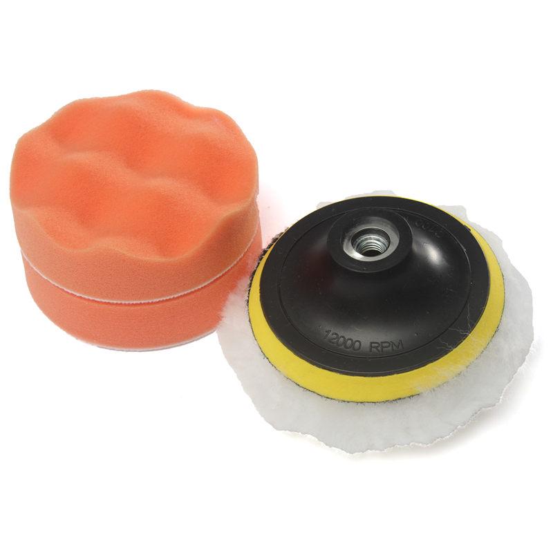 MultiFunction Car Polishing Buffer Waxing Sponge Pad Kit with Drill Adapter Car Scratches Removes Car Care Accessories