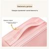 Makeup Bag with Mirror Large Capacity Portable Travel Cosmetic Organizer Handheld Toiletry Case for Women Cosmetic Pouch