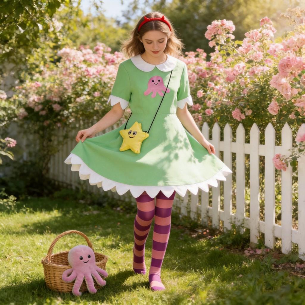 Star Vs The Forces Of Evil Princess Cosplay Costume With Spandex For Anime Conventions