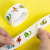 500 Rolls Dinosaur Reward Stickers Roll Rolls Stickers Hand Account Materials Decorative Materials Cute Sealing Stickers