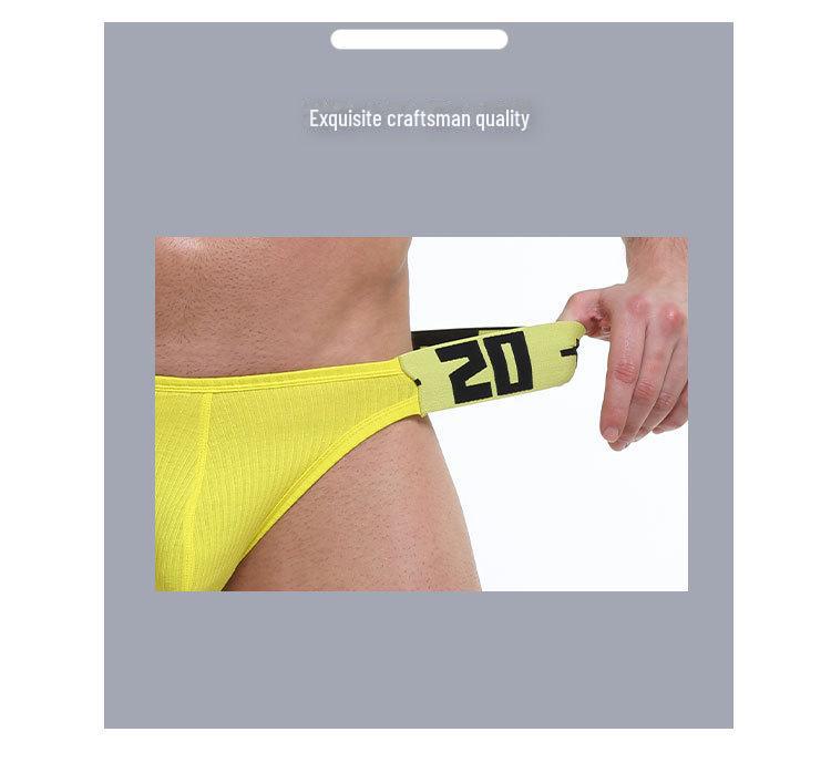 Men's Seamless Low Waist Breathable Thong - European & American Style