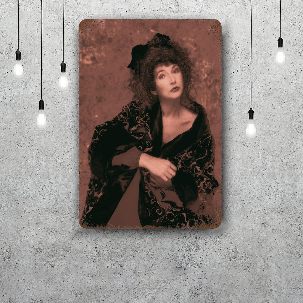 Kate Bush Metal Signs Wall Decor Vintage Tin Signs Captain Metal Poster Decor for Bar Pub Club Wall Decoration