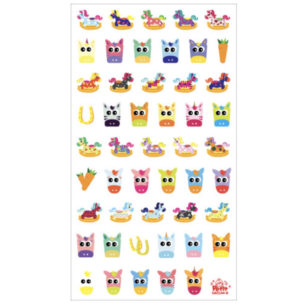 Petit Fancy Sevimli Hayvan Çıkartmaları (Her Biri 10 Adet) - 27 Seçenek (Üç Boyutlu/Kore/Dekorasyon/Kendin Yap Scrapbooking)